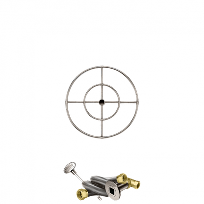 Firegear Stainless Steel Series 18" Natural Gas Fire Pit Burning Ring Kit