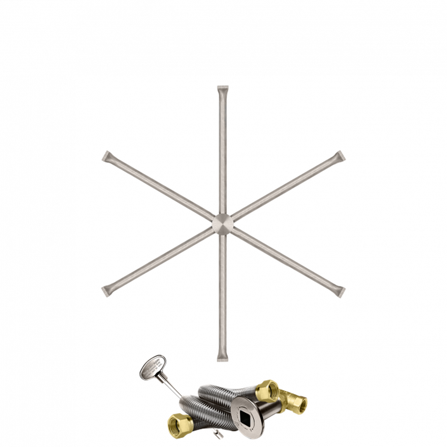 Firegear Stainless Steel Series 31" Natural Gas Fire Pit Burning Spur Kit