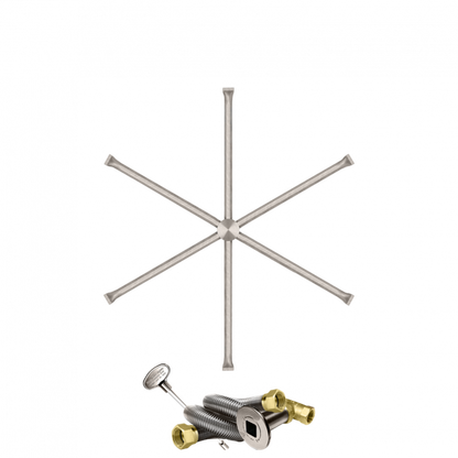 Firegear Stainless Steel Series 31" Natural Gas Fire Pit Burning Spur Kit