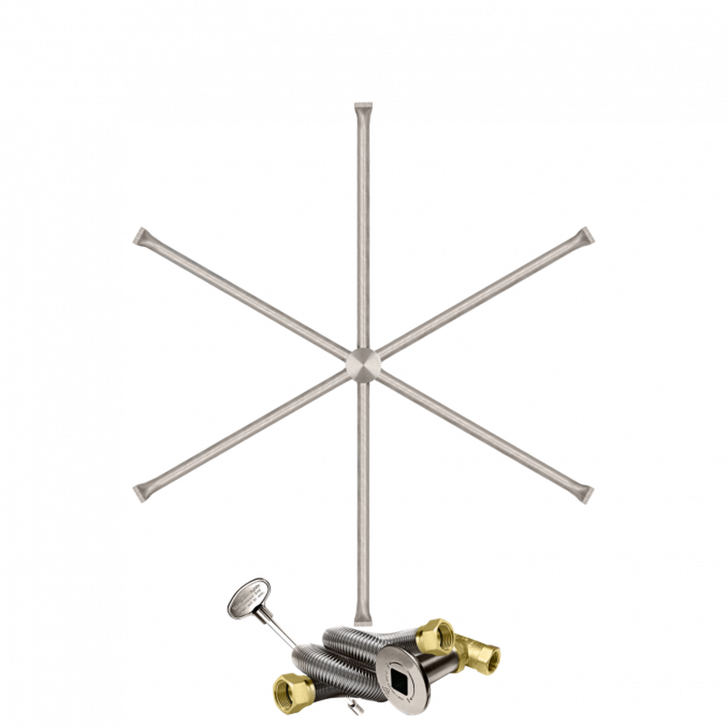 Firegear Stainless Steel Series 36" Natural Gas Fire Pit Burning Spur Kit