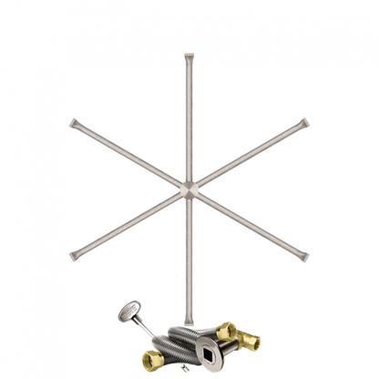 Firegear Stainless Steel Series 36" Natural Gas Fire Pit Burning Spur Kit