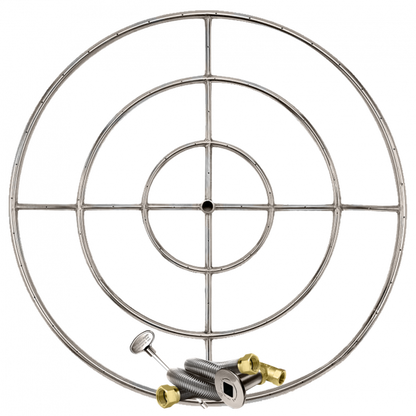 Firegear Stainless Steel Series 48" Natural Gas Fire Pit Burning Ring Kit