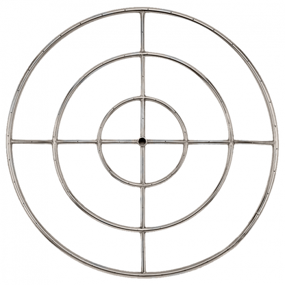 Firegear Stainless Steel Series 48" Natural Gas Fire Pit Burning Ring