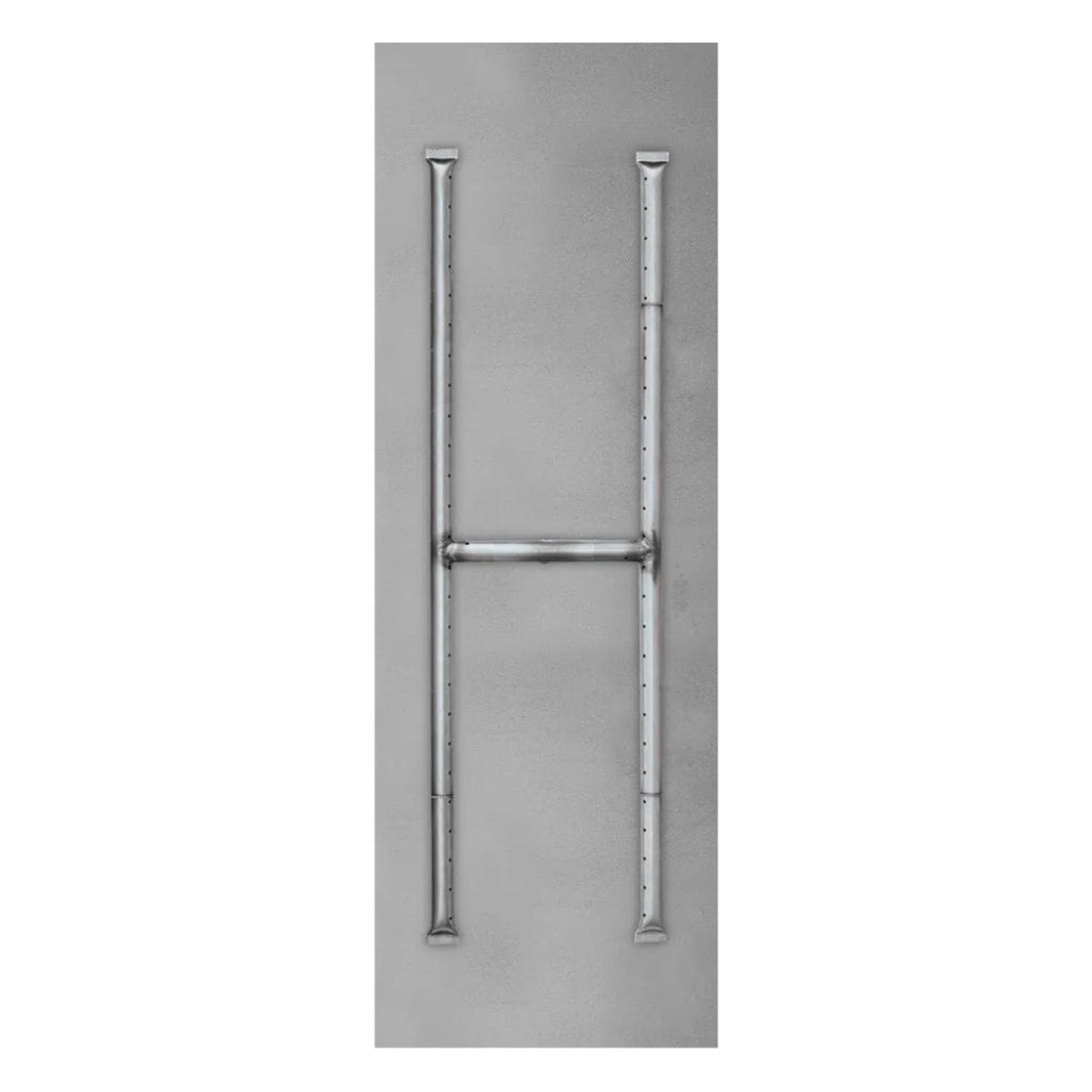 Firegear Stainless Steel Series 72" x 16" Linear Flat Pan Natural Gas Fire Pit H Burner System With Match Throw Ignition System