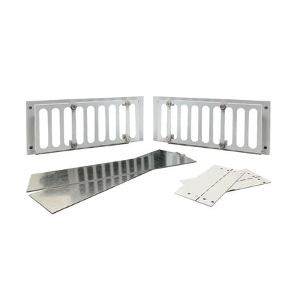 Firegear Stainless Steel Series SRW 20" Square Drop-In Pan Natural Gas Fire Pit Kit With Match Throw Ignition System