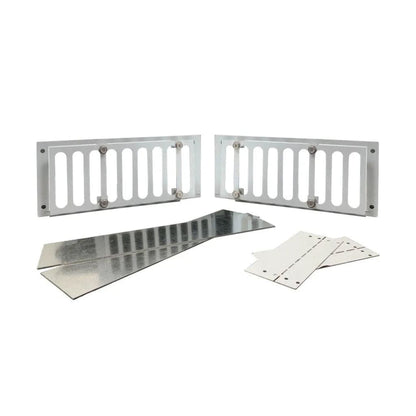 Firegear Stainless Steel Series SRW 30" Square Flat Pan Natural Gas Fire Pit Kit With Match Throw Ignition System