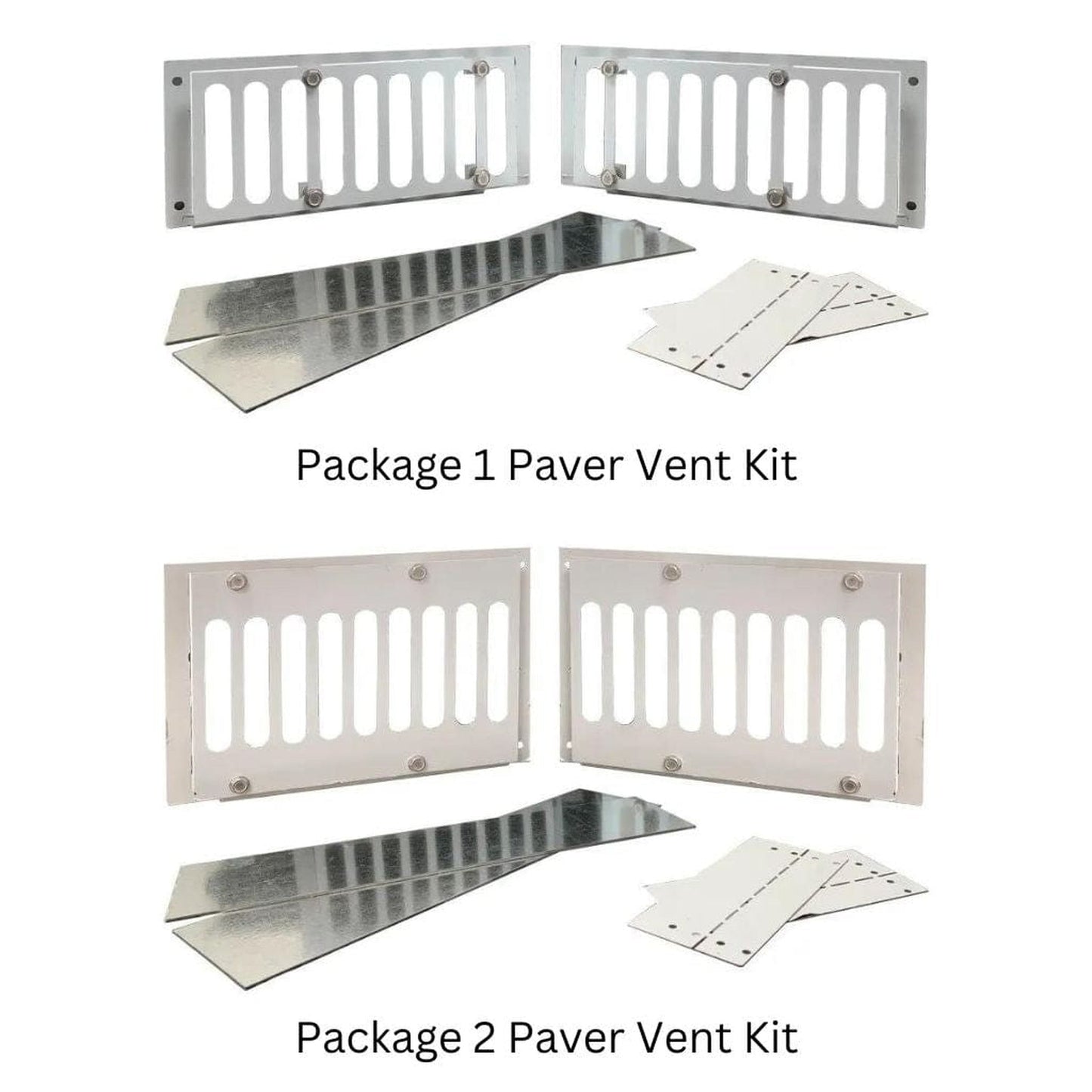 Firegear Stainless Steel Series SRW 40" Square Flat Pan Natural Gas Fire Pit Kit With Match Throw Ignition System