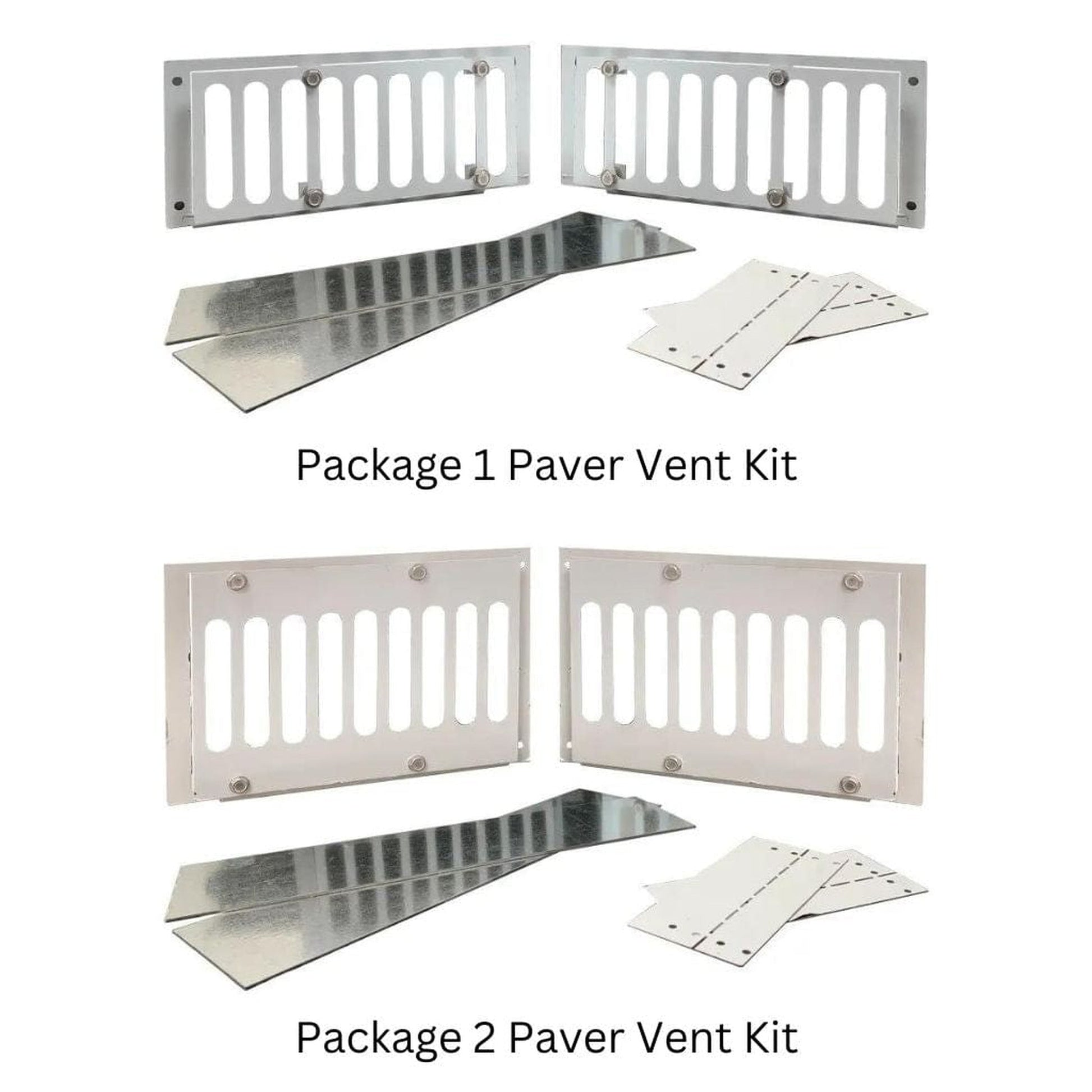 Firegear Stainless Steel Series SRW 40" Square Flat Pan Natural Gas Fire Pit Kit With Match Throw Ignition System