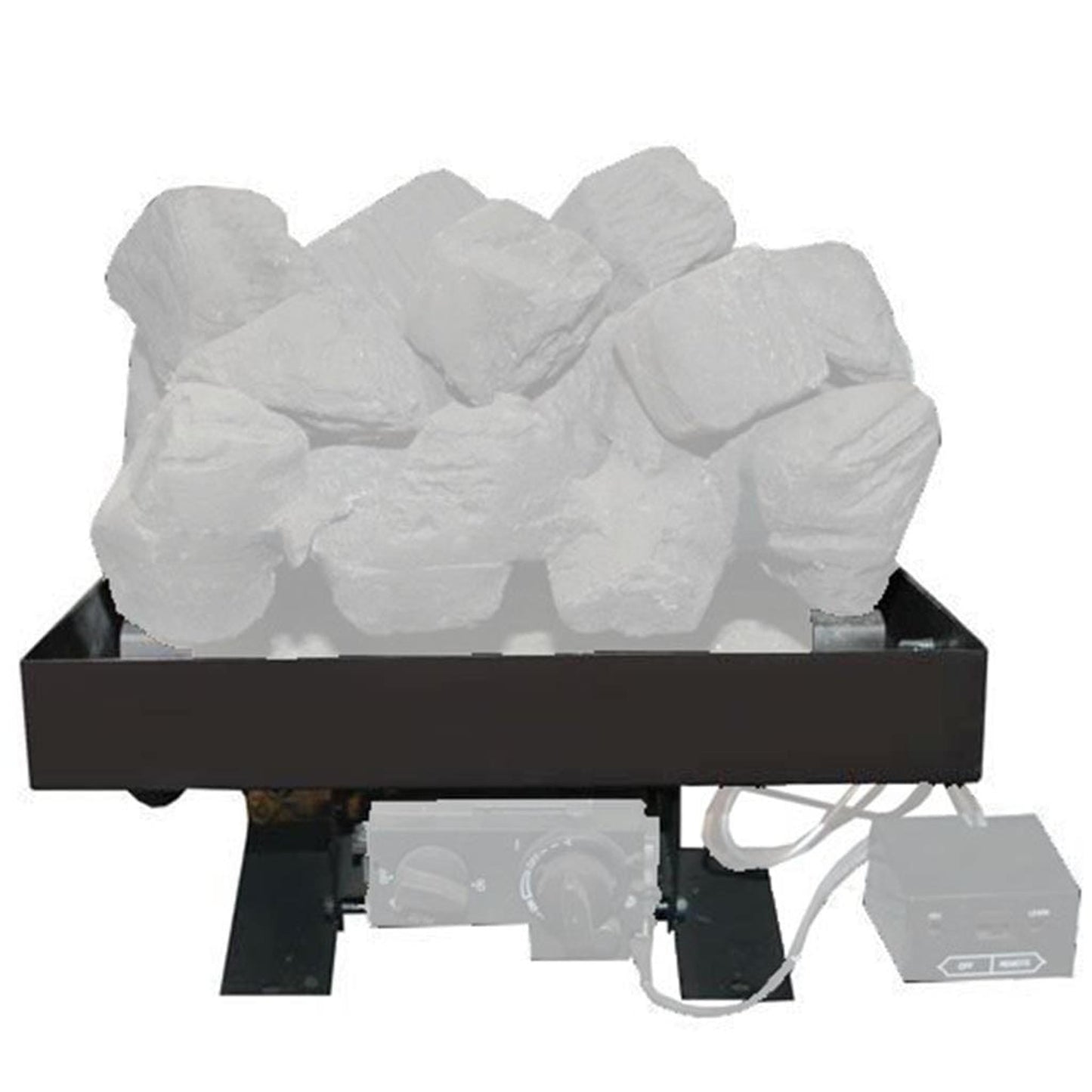 Fireside 12" Coal Vented Natural Gas Burner With Convertible Safety Pilot