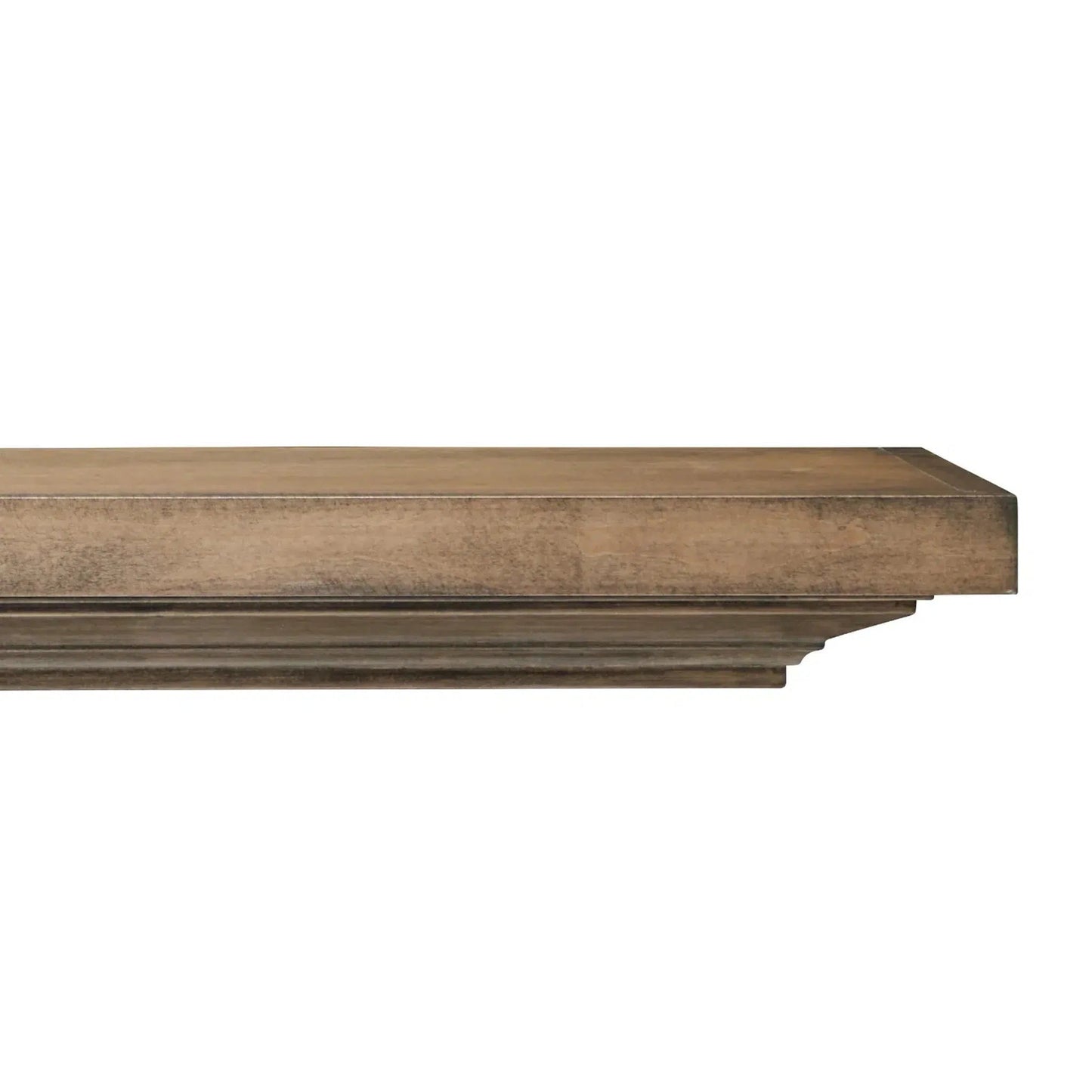 Fireside Furnishing Baxter 48" New Gray Wooden Mantel Shelf