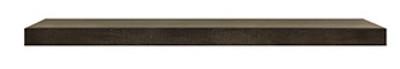 Fireside Furnishing Fillmore 59" Ebony Wooden Mantel Shelf