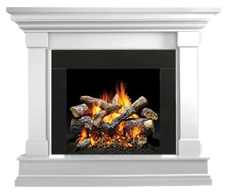 Fireside Furnishing Kenwood White Primed MDF Wall Cabinet Optional Base B