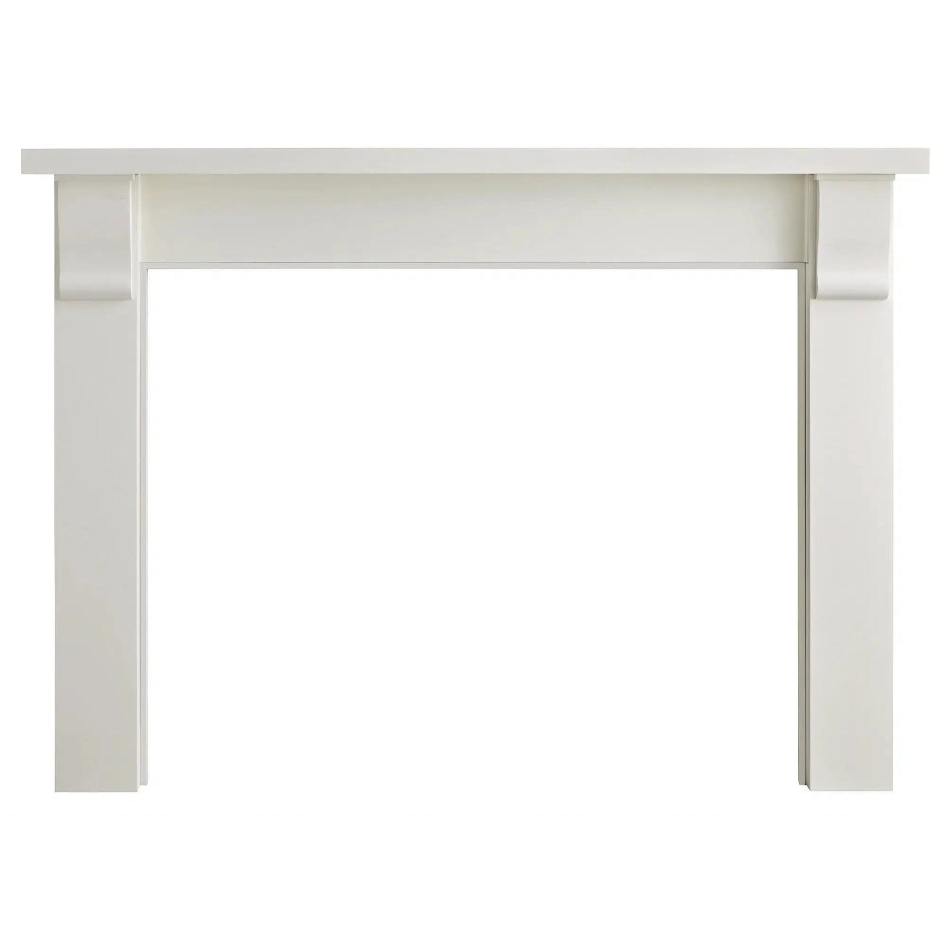 Fireside Furnishing Merritt White Primed MDF Flush C Mantel