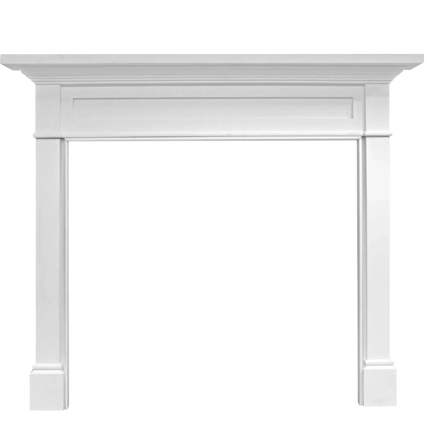 Fireside Furnishing Roxborough White Primed MDF Flush A Mantel
