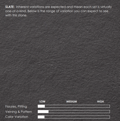 Fireside Furnishing Select Series Slate Stone Surround (Must Order in Multiples of 25)