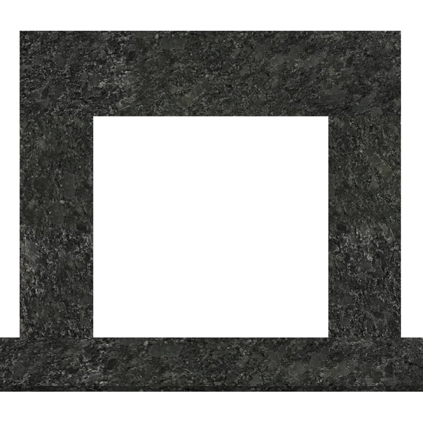 Fireside Furnishing Steel Gray Granite Surround Set 3, Without Hearth Pad