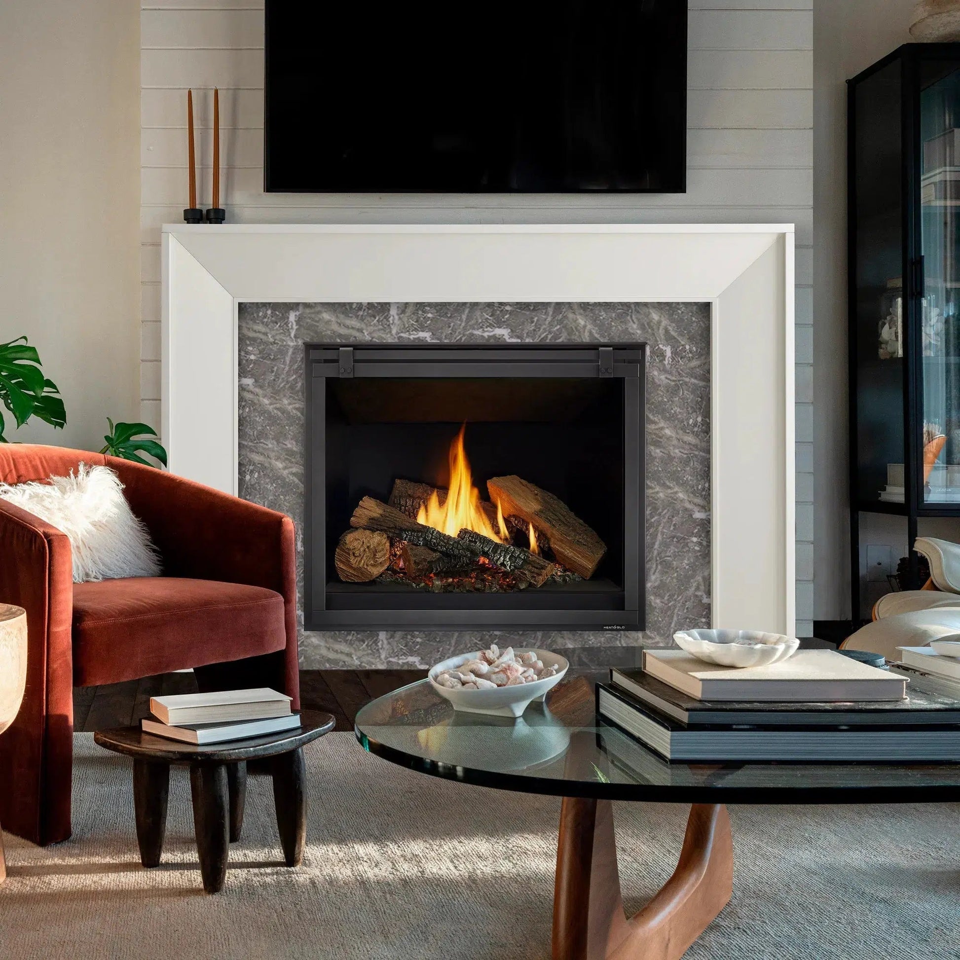 Fireside Furnishing Zimmer White Primed MDF Flush C Mantel