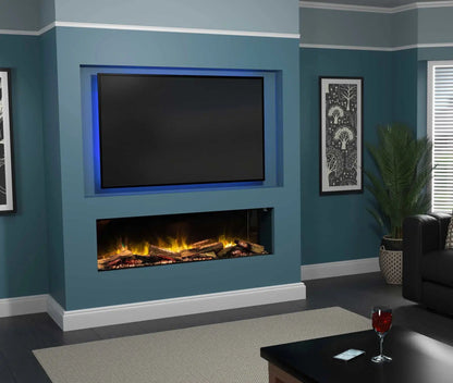 Flamerite Fires E-FX 1300 52" Linear Built-in Electric Fireplace