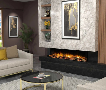 Flamerite Fires E-FX 1500 60" Linear Built-in Electric Fireplace