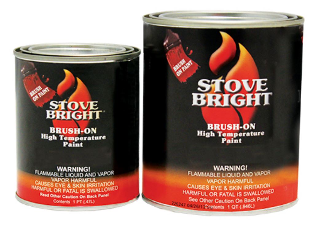 Forrest Paint Metallic Black High-Temperature Brush-On Paint