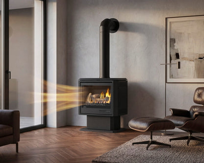 Napoleon Havelock Elite 28" Black Direct Vent Natural Gas Stove