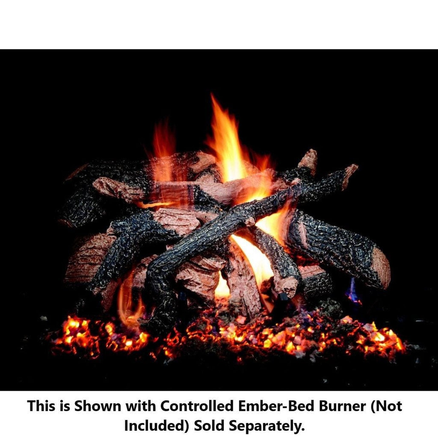 Golden Blount 18" Texas Hickory Fire Vented Gas Log Set (Logs Only)