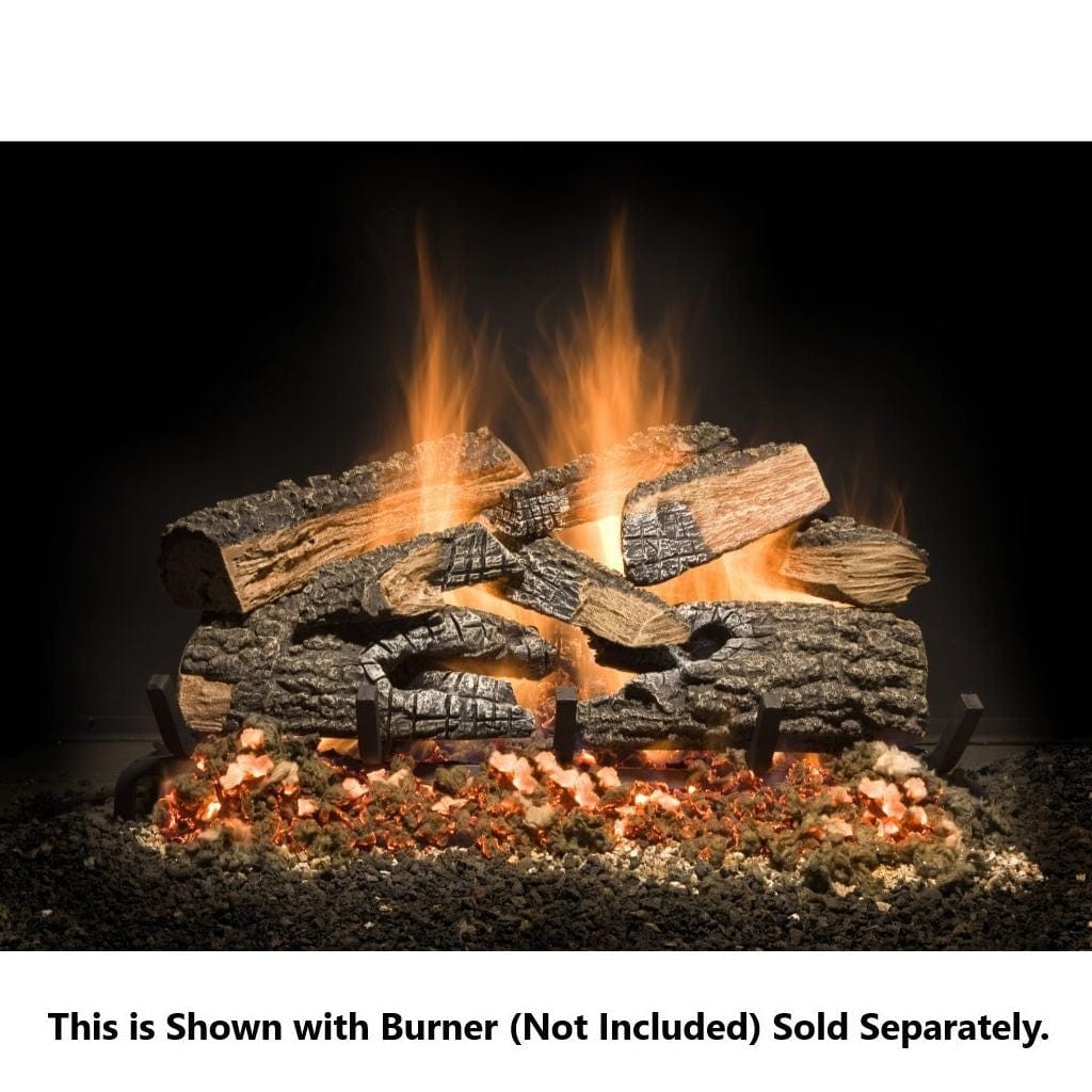 Golden Blount 24" Split Bonfire Charred See Through Vented Gas Log Set (Logs Only)