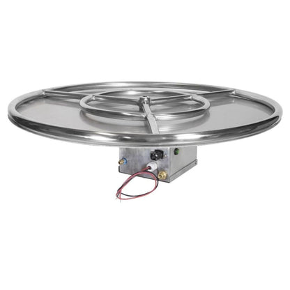 Grand Canyon 18" Match Lit Ignition, Liquid Propane Round Flat Stack Kit