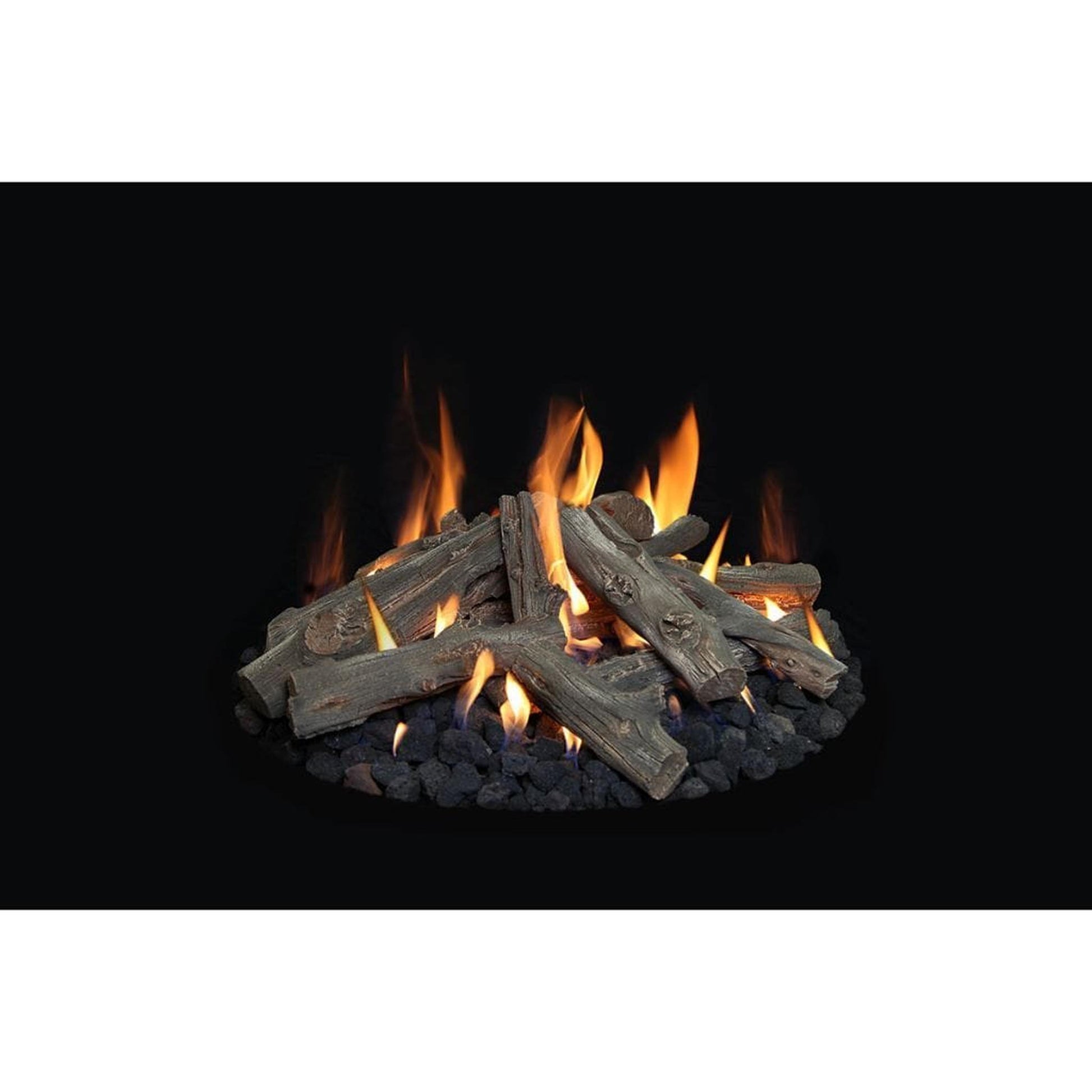 Grand Canyon 18" Electronic Ignition, Liquid Propane Round Flat Stack Kit