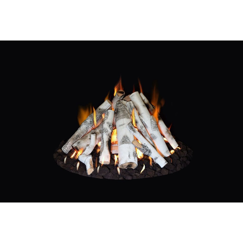 Grand Canyon 18" to 48" Aspen Birch Outdoor Fire Pit Gas Logs