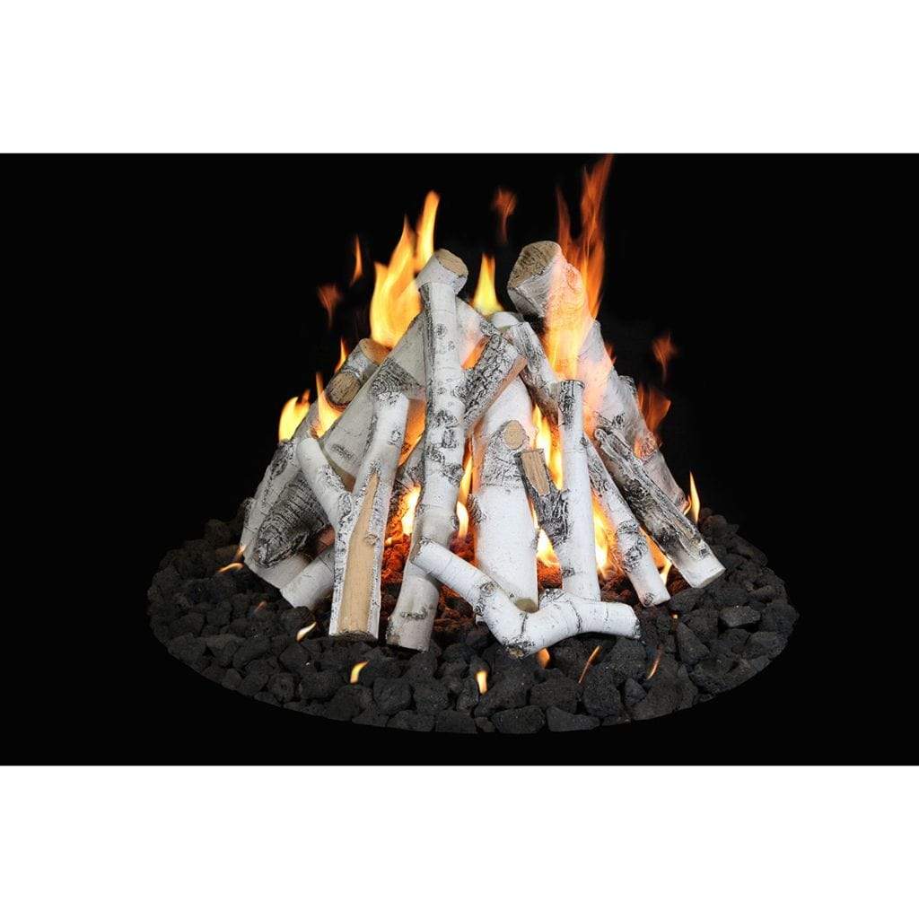 Grand Canyon 18" to 48" Aspen Birch Outdoor Fire Pit Gas Logs