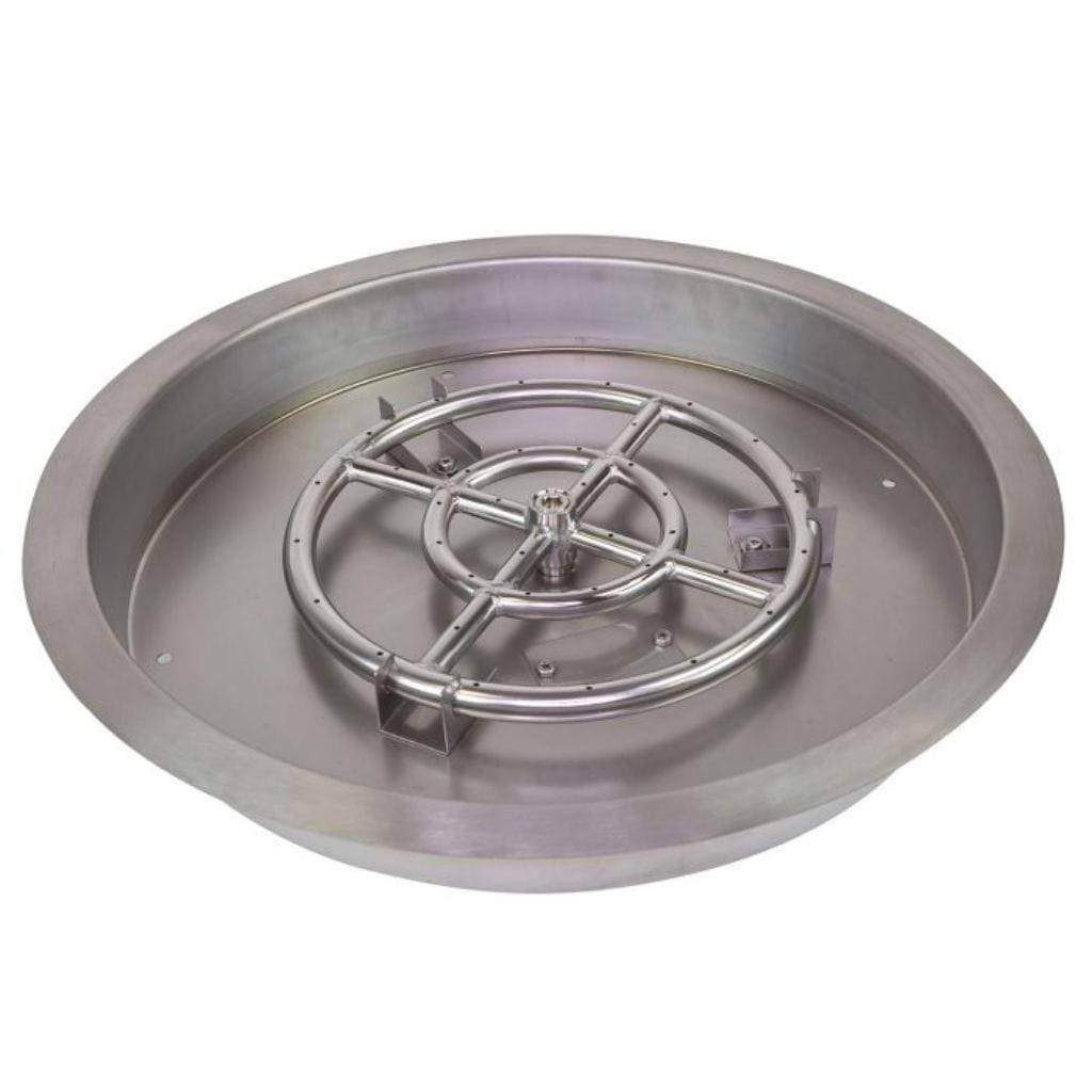 Grand Canyon 19" to 31" Outdoor Round Drop-In Pan with Burner