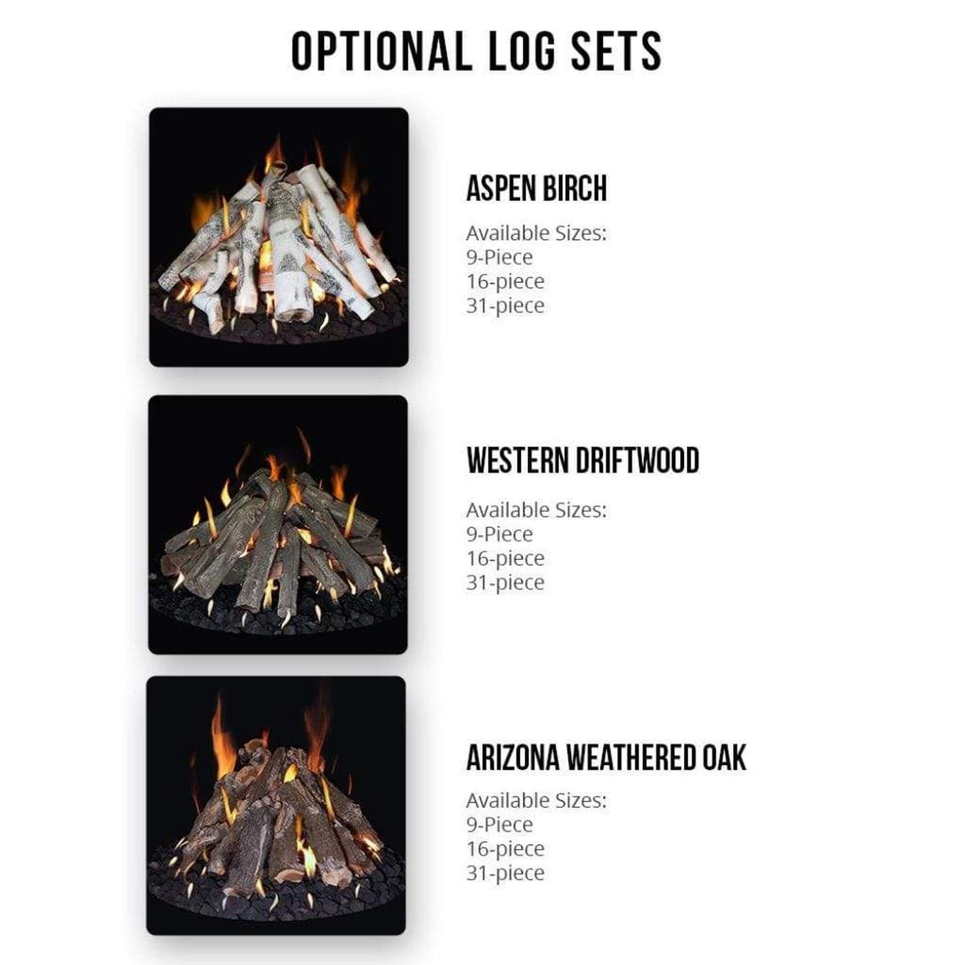 Grand Canyon 48" Match Lit Ignition, Natural Gas Round Flat Stack Kit