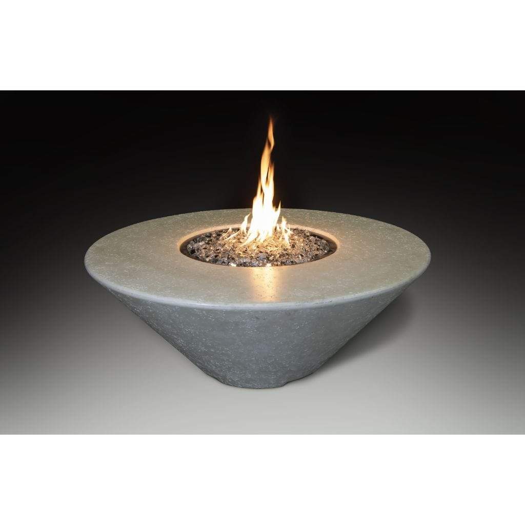 Grand Canyon Olympus 44" x 44" Round Natural Gas Fire Table in Bone