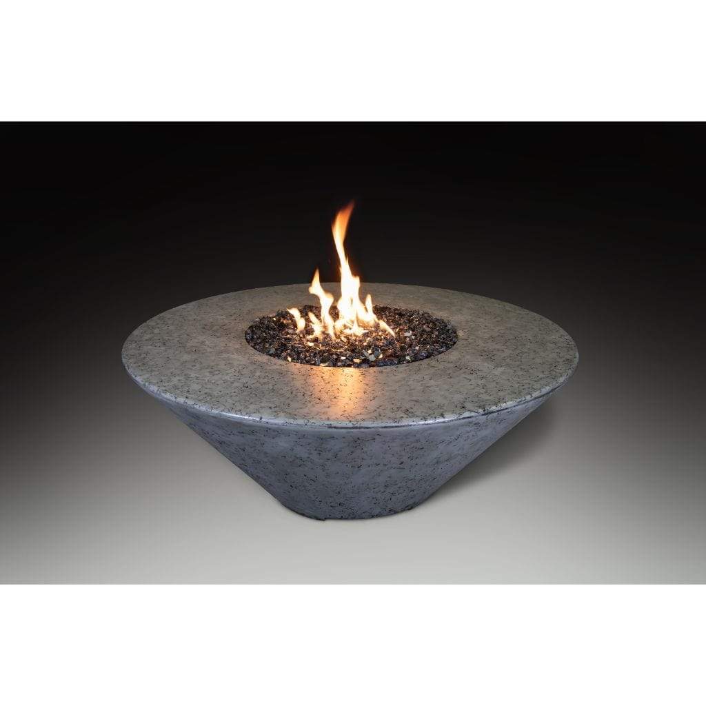 Grand Canyon Olympus 44" x 44" Round Natural Gas Fire Table in Gray