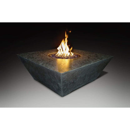 Grand Canyon Olympus 48" x 48" Square Natural Gas Fire Table in Black