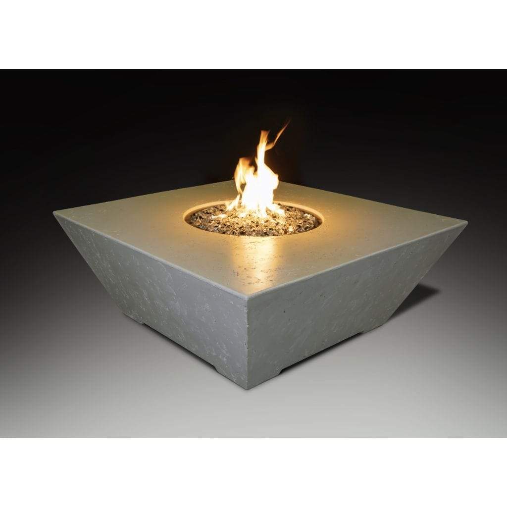 Grand Canyon Olympus 48" x 48" Square Natural Gas Fire Table in Bone