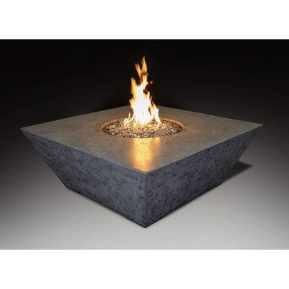 Grand Canyon Olympus 48" x 48" Square Natural Gas Fire Table in Gray