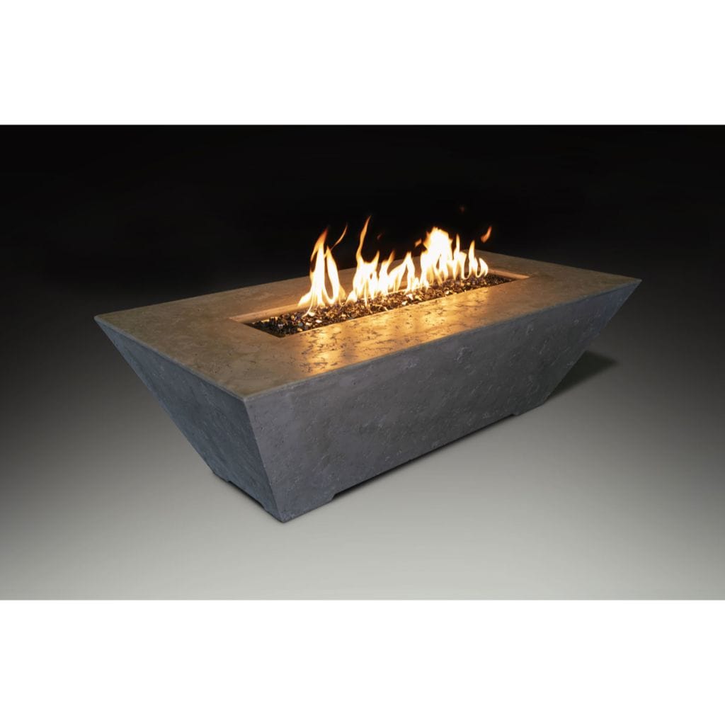 Grand Canyon Olympus 60" x 30" Rectangle Natural Gas Linear Fire Table in Gray