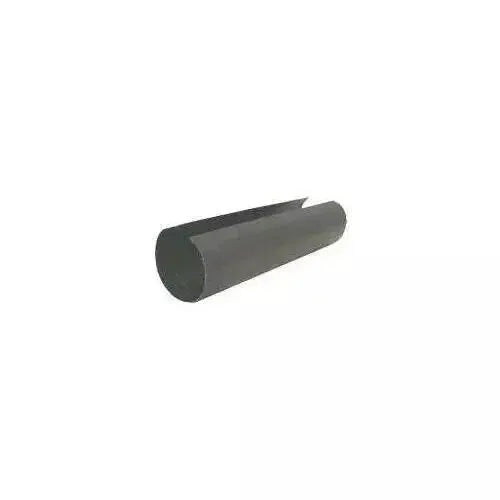 Gray Metal 8" x 12" Black 24-Gauge Single Wall Snap-Lock Stove Pipe (Case of 12)