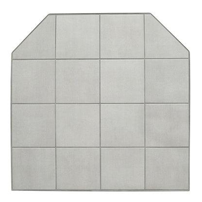 Graysen Woods 36" x 36" Full Size Standard Wall Ceramic Hearth Pad