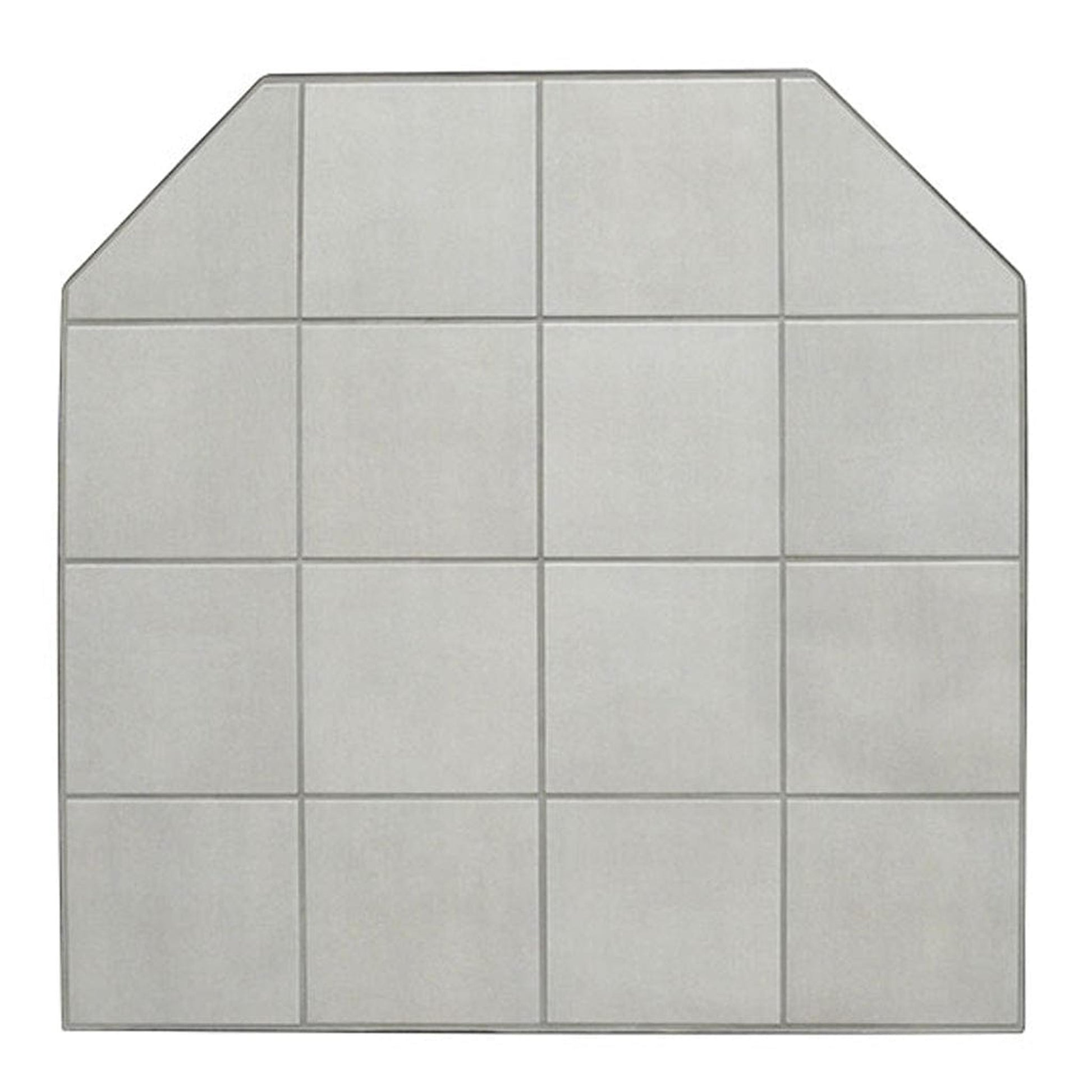 Graysen Woods 40" x 40" Full Size Standard Wall Ceramic Hearth Pad