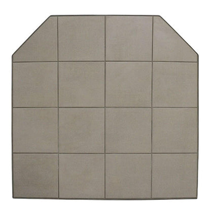 Graysen Woods 40" x 40" Full Size Standard Wall Ceramic Hearth Pad