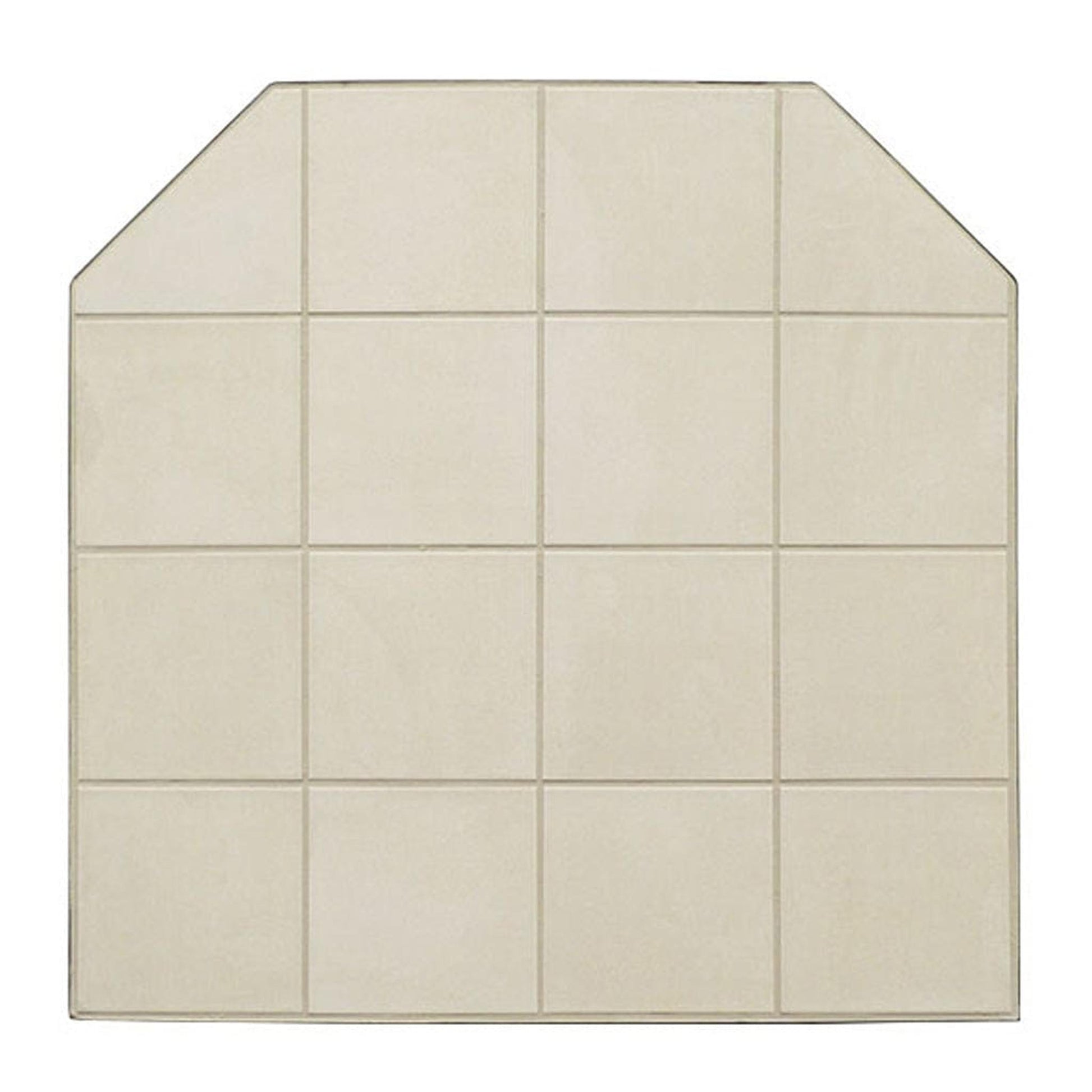 Graysen Woods 40" x 40" Full Size Standard Wall Ceramic Hearth Pad