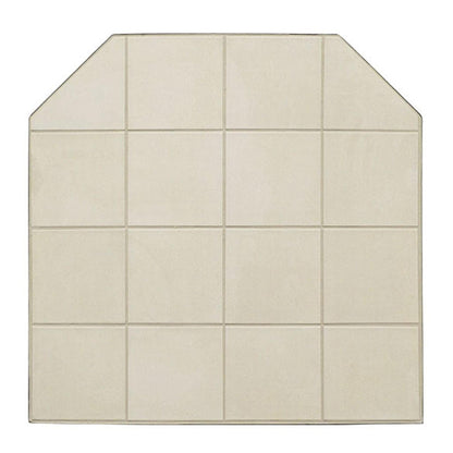 Graysen Woods 40" x 40" Full Size Standard Wall Ceramic Hearth Pad