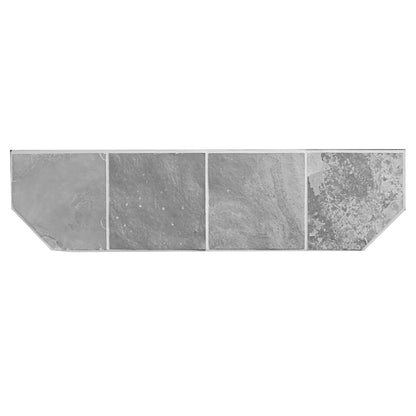 Graysen Woods 48" x 12" Full Size Extension Granite Hearth Pad