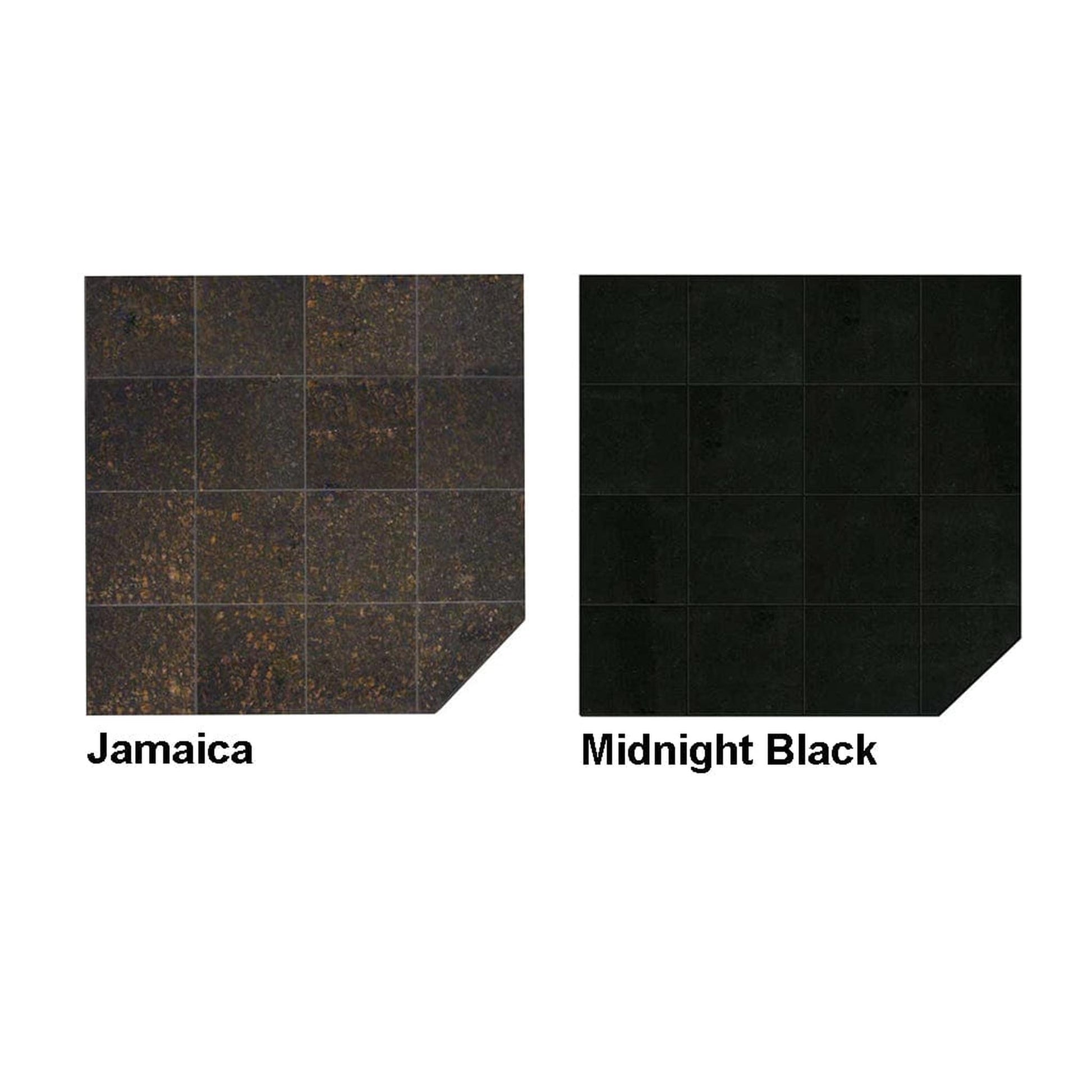 Graysen Woods 48" x 48" Full Size Corner Granite Hearth Pad