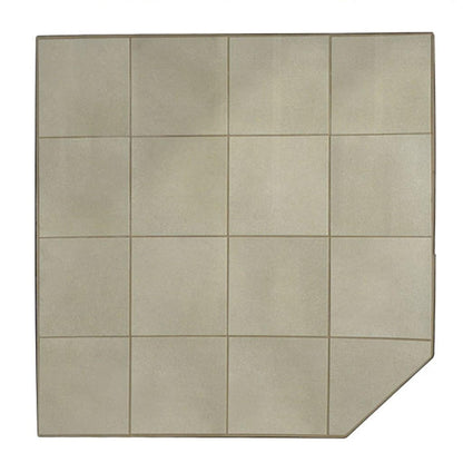 Graysen Woods 54" x 54" Full Size Corner Ceramic Hearth Pad
