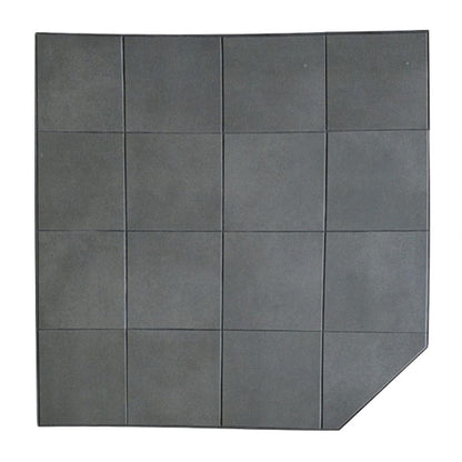 Graysen Woods 54" x 54" Full Size Corner Ceramic Hearth Pad