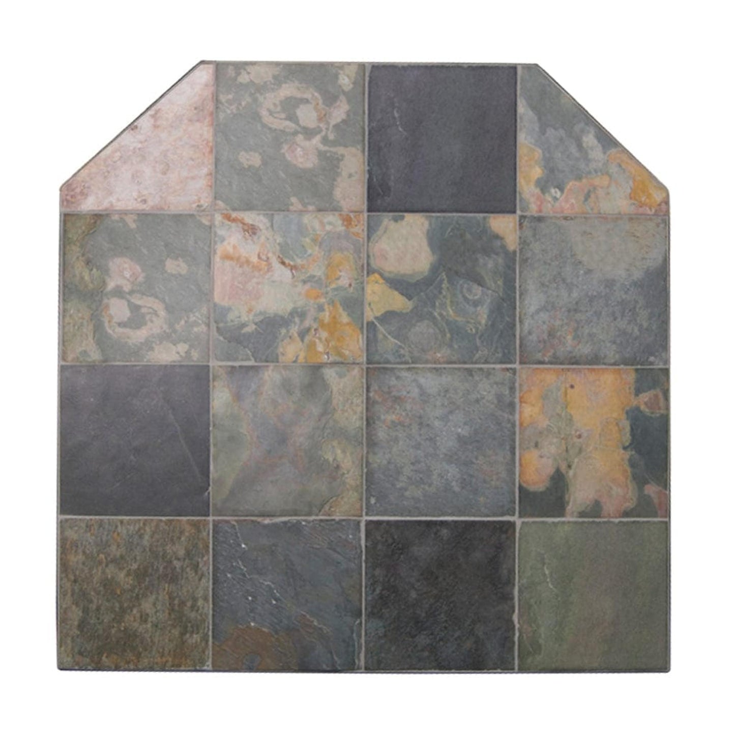 Graysen Woods 54" x 54" Full Size Standard Wall Stone Hearth Pad